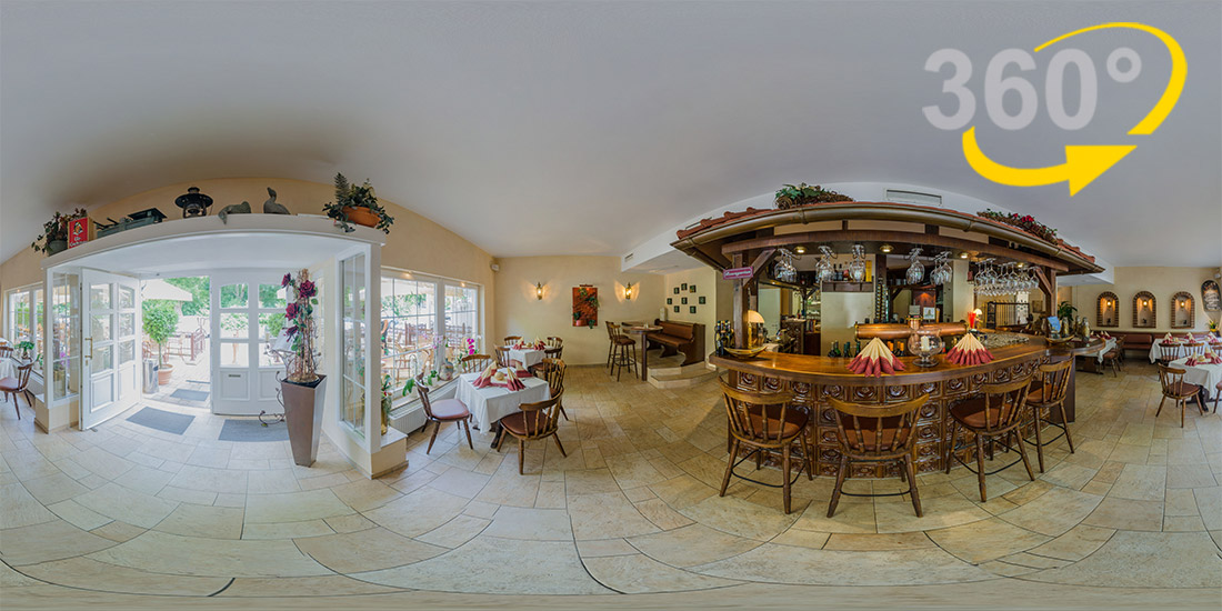 Virtueller Rundgang - Restaurant zum Rosengarten by CUPPEDIA.de